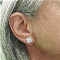 Orecchini Vidali Gioielli Donna in Argento Zircone ORAR-5-34 - ORAR-5-34